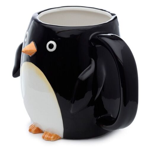 Taza de Cerámica 3D con Forma Pingüino Huddle Puckator 