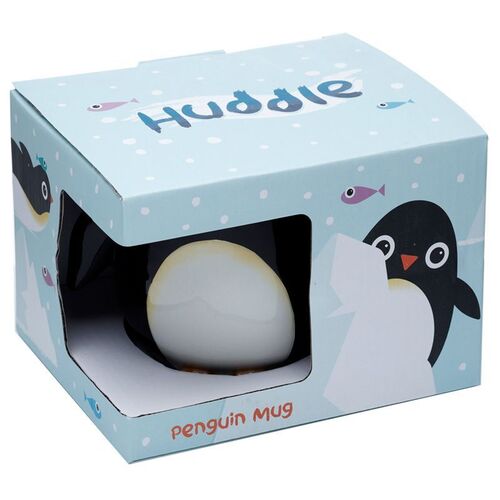 Taza de Cerámica 3D con Forma Pingüino Huddle Puckator 