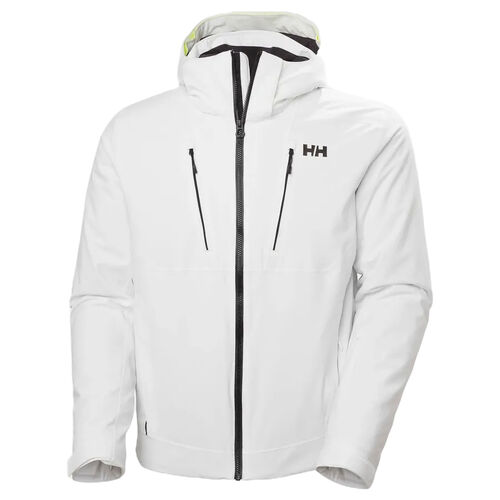 Chaqueta de Esquí Blanco Helly Hansen Alpha White Impermeable y Cortavientos S