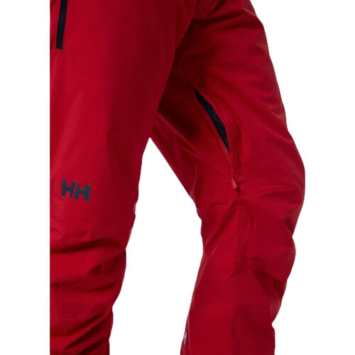 Pantalón de Esquí Rojo Helly Hansen Legendary Insulated Red Impermeable y Cortavientos S