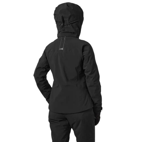 Cazadora de Esquí Negro Helly Hansen Alphelia Black Impermeable y Cortavientos L