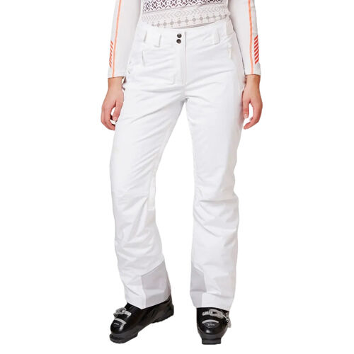 Pantalón de Esquí Aislante Blanco Helly Hansen Legendary para Mujer Impermeable y Transpirable S