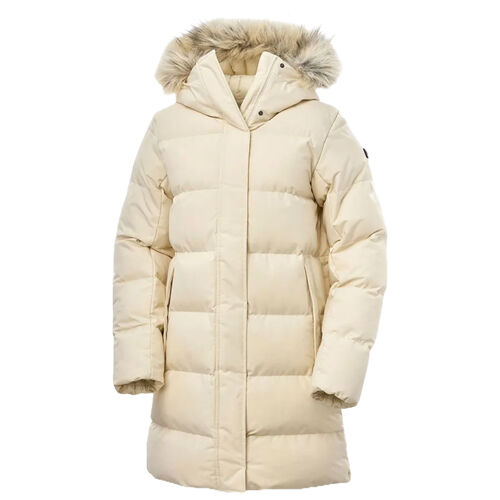 Cazadora Parka Acolchada Beige Helly Hansen Blossom Cream Aislante y Cálida XS