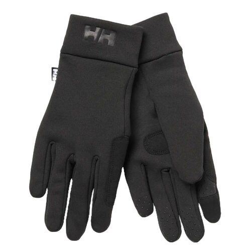 Guantes Negros Helly Hansen de Forro Polar Touch con Palma Reforzada Black XS