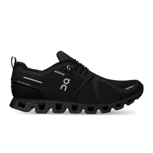 Zapatillas Negras On Running Cloud 5 Waterproof All Black Cómodas y Sostenibles 40