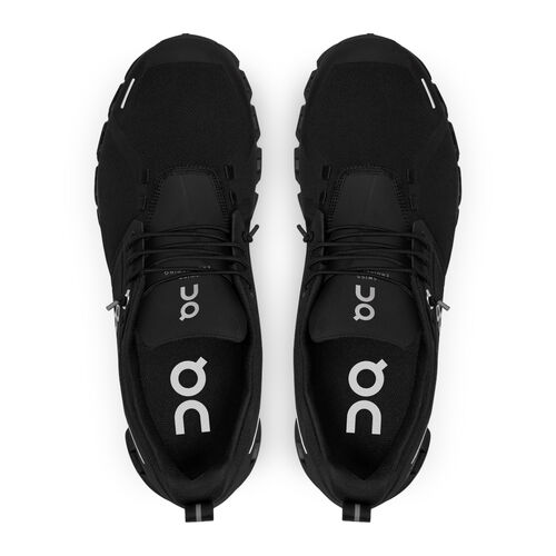 Zapatillas Negras On Running Cloud 5 Waterproof All Black Cómodas y Sostenibles 40