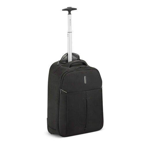 Maleta de Cabina Mediana Negra Roncato Trolley Ironik 2.0 con Diseño Vanguardista 