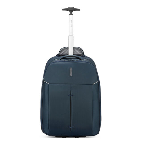 Maleta de Cabina Mediana Azul Blu Notte Roncato Trolley Ironik 2.0 con Diseño Vanguardista 