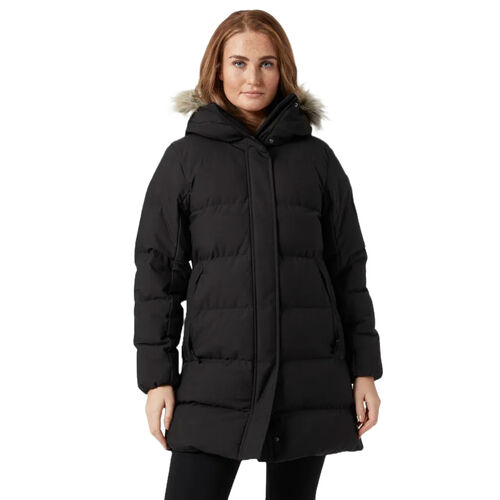 Cazadora Parka Acolchada Negra Helly Hansen Blossom Aislante y Cálida S