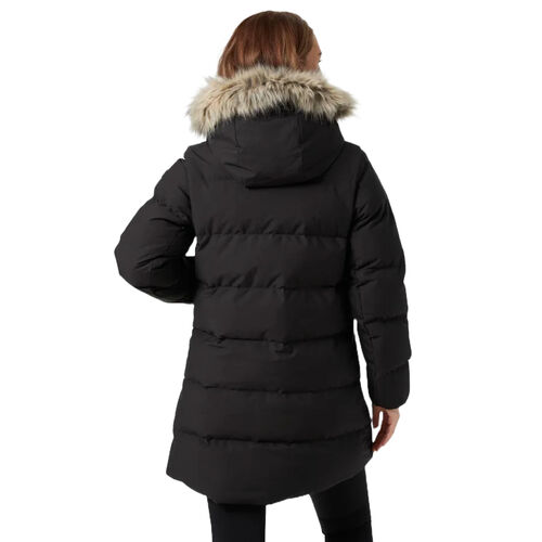 Cazadora Parka Acolchada Negra Helly Hansen Blossom Aislante y Cálida S