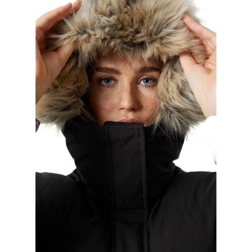 Cazadora Parka Acolchada Negra Helly Hansen Blossom Aislante y Cálida S