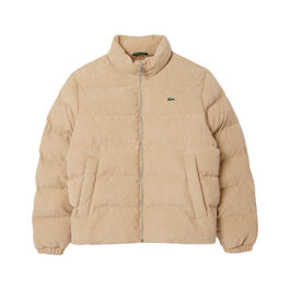 Cazadora Beige Acolchada Lacoste de Terciopelo Elegante y Moderna Viennois L