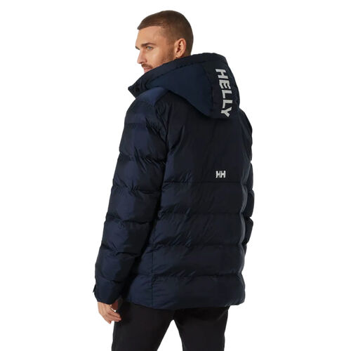 Cazadora Parka Acolchada Azul Marino Helly Hansen Park Navy Resistente y Cálida L