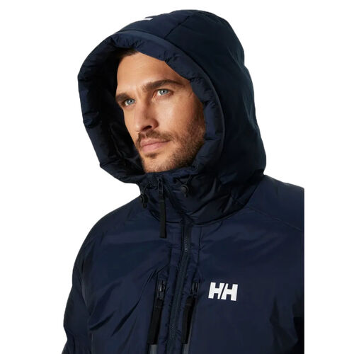 Cazadora Parka Acolchada Azul Marino Helly Hansen Park Navy Resistente y Cálida L