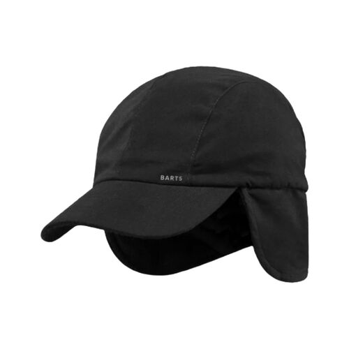 Gorra Negra con Orejas Barts Active Cap Black Resistente al agua con Forro Polar 