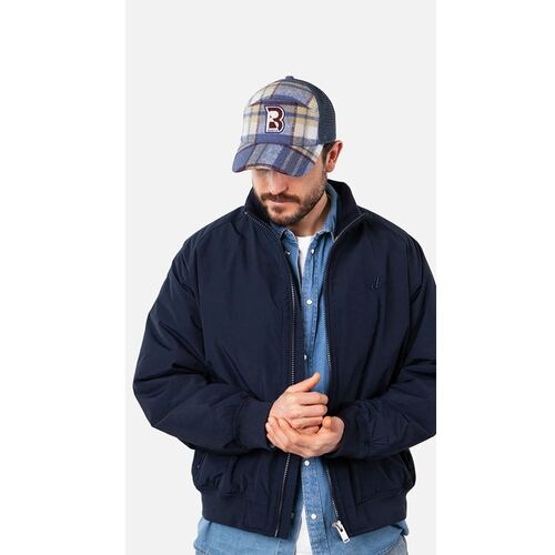 Gorra Azul Barts Killeen Cap Blue Cuadros Ajustable