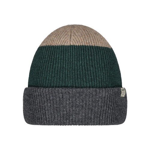 Gorro Gris Barts Walnur Beanie Dark Heather De Lana Merina 