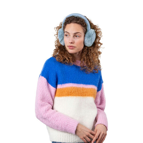 Orejeras Azul Barts Bigwit Earmuffs Light Blue Suaves De Piel Sintética 