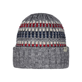 Gorro Gris Barts de Punto Jaquard Travvis Beanie Heather Grey 