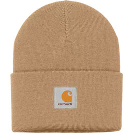 Gorro Marrón Carhartt Acrylic Watch Hat Dusty H Brown Elástico Y Cálido 