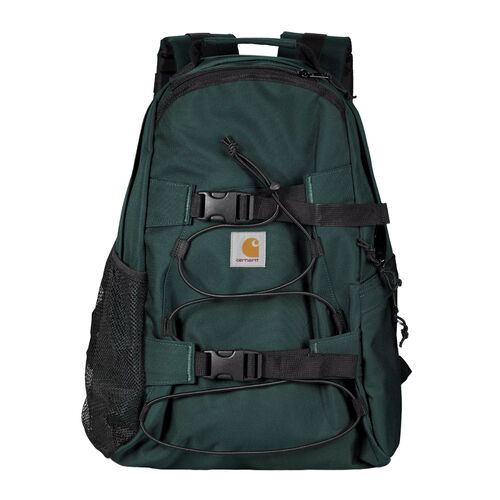 Mochila Verde Carhartt Kickflip Backpack Deep Lagoon Repelente Al Agua Con Cremallera Bidireccional 