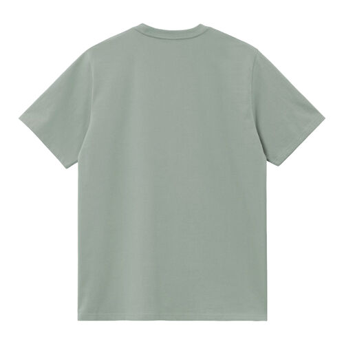 Camiseta Verde Carhartt Chase T-Shirt Frosted Green/Gold Ajuste Holgado XS