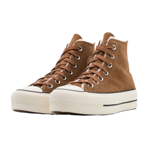 Zapatillas Converse Marrones Casual Lift Hi Clove Platform Brown 36