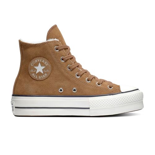 Zapatillas Converse Marrones Casual Lift Hi Clove Platform Brown 36