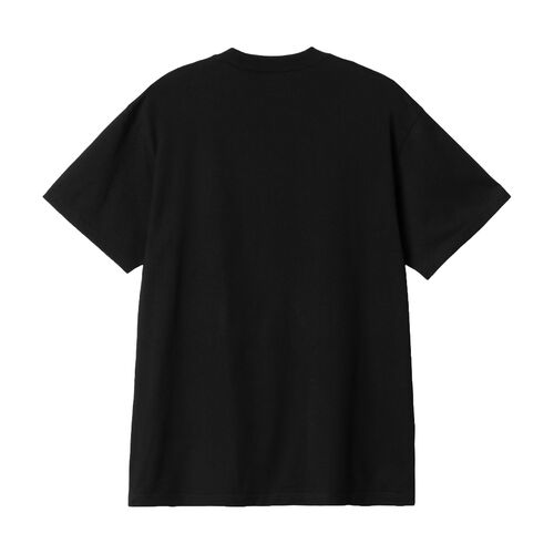 Camiseta Negra Carhartt Rivet Script T-Shirt Black de Algodón con estampado Gráfico XS