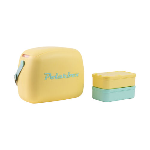 Nevera CoolerBag 6L Amarilla - Pop con Asa Verde Polarbox TU