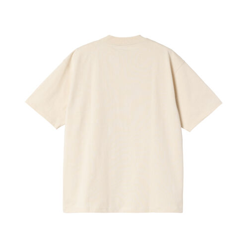 Camiseta Beige Con Bolsillo Carhartt S/S Eldon Pocket T-Shirt Natural Diseño Holgado XS