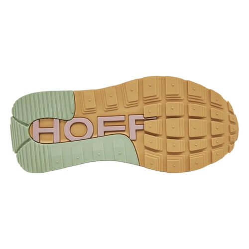 Zapatillas Verdes Hoff Xanthos con Puntera Redonda y Tacón Plano 38