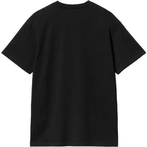 Camiseta Carhartt Negra S/S Chase T-Shirt Black Ajuste Holgado S