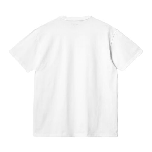 Camiseta Carhartt Blanca S/S Chase T-Shirt White Ajuste Holgado BLANCO XS