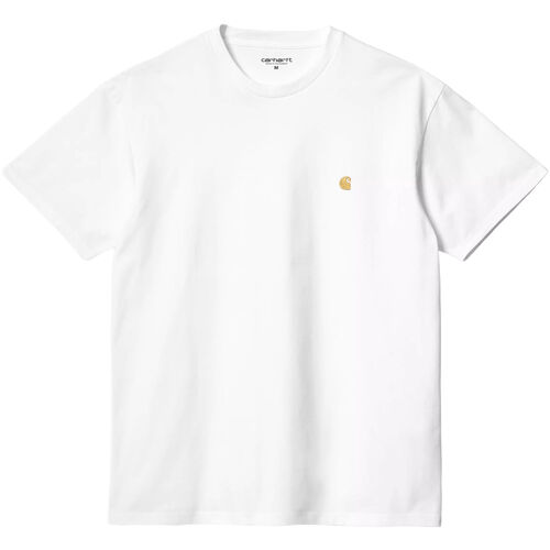 Camiseta Carhartt Blanca S/S Chase T-Shirt White Ajuste Holgado BLANCO XS