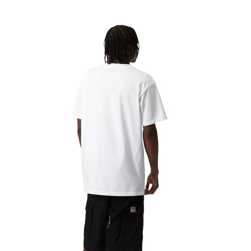 Camiseta Carhartt Blanca S/S Chase T-Shirt White Ajuste Holgado BLANCO XS