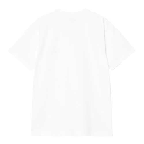 Camiseta Carhartt Blanca S/S American Script T-Shirt White Corte Holgado XS