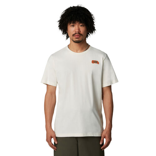 Camiseta Beige The North Face con estampado gráfico Outdoor White Dune S