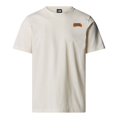 Camiseta Beige The North Face con estampado gráfico Outdoor White Dune S