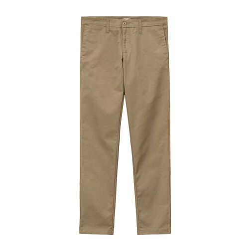 Pantalón Beige Carhartt Chino Sid Pant Leather Corte Slim 29