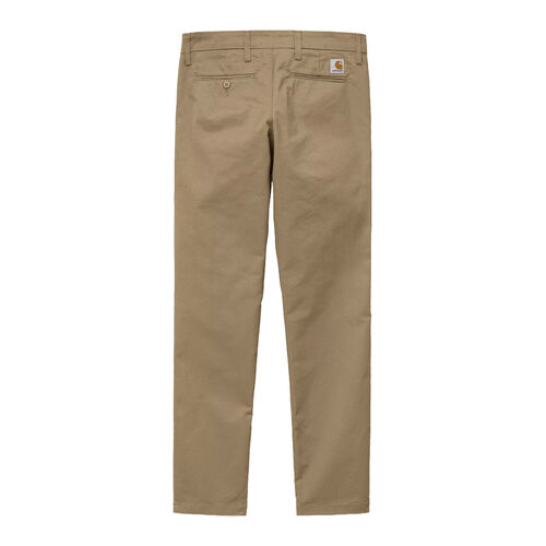 Pantalón Beige Carhartt Chino Sid Pant Leather Corte Slim 29