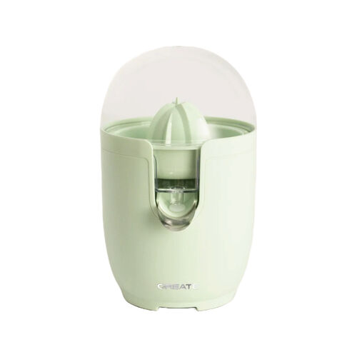 Exprimidor Eléctrico Verde Pastel Create Juicer Retro 90W con 2 Conos