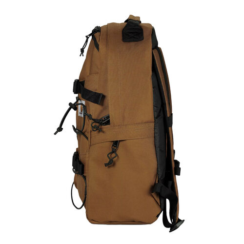 Mochila Marrón Carhartt Kickflip Backpack Hamilton Brown Repelente Al Agua Con Cremallera Bidireccional 