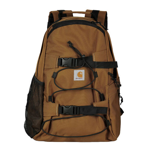 Mochila Marrón Carhartt Kickflip Backpack Hamilton Brown Repelente Al Agua Con Cremallera Bidireccional 