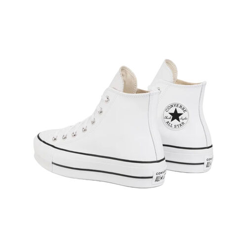 Zapatillas Converse Blancas Piel Chuck Taylor All Star Platform Leather 38