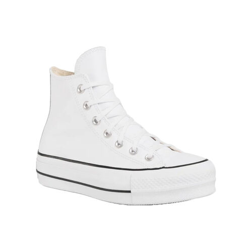 Zapatillas Converse Blancas Piel Chuck Taylor All Star Platform Leather 38