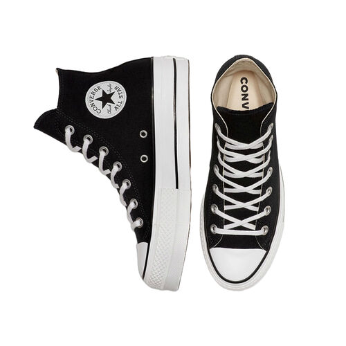 Zapatillas Converse Plataforma Chuck Taylor All Star Plataforma bota Negra | Clásicas y elegantes | Estilo Retro Urbano