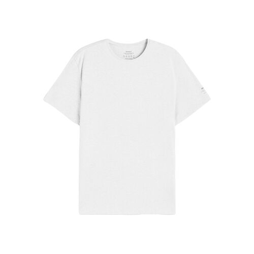 Camiseta Blanca Ecoalf Vent White de Cuello Redondo con Logo en la Manga M