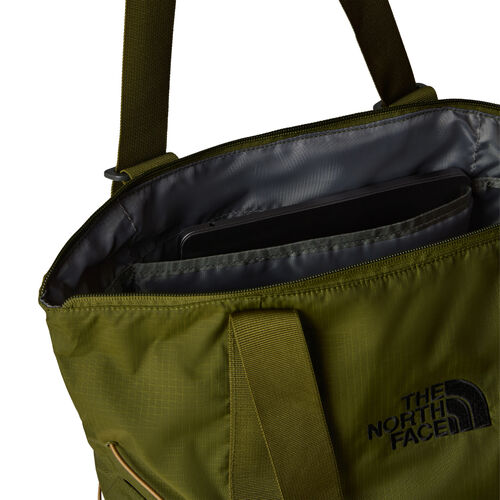 Bolsa Verde Tote Borealis Forest Olive-Utility Brown con Tejido de Alta Resistencia