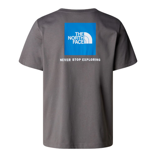 Camiseta Gris The North Face Redbox Tee Smoked Pearl-Hero Blue S